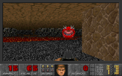 A lava pit