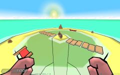 Donut Island ... It looks so quiet and peaceful from above...