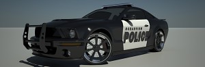 2005 Ford Mustang Police Interceptor - Black (New)