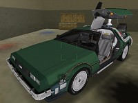 BTTF II DeLorean in game shots
