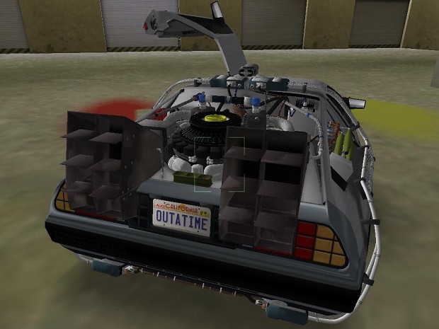 BTTF DeLorean in game shots