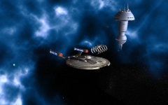 USS Avenger getting resupplied