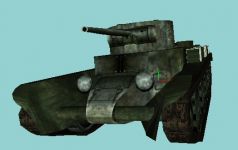 BT-7 russian light tank finished model