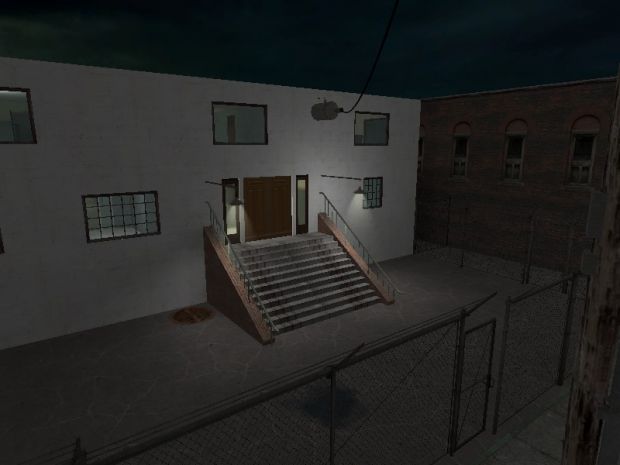 Outside