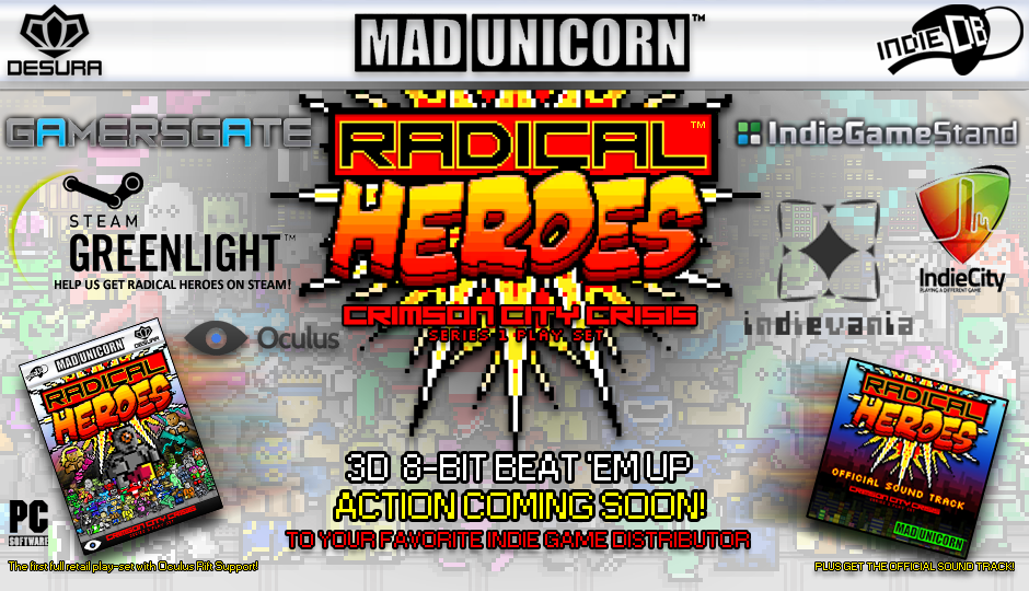 Radical Heroes : 10 minute game-play video + Greenlight!