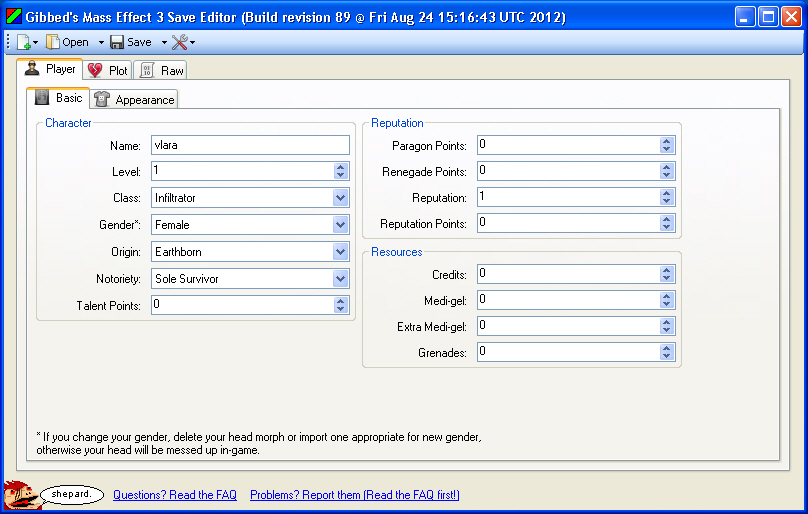 Mass Effect 2 Gibbed Save Editor Change Romance