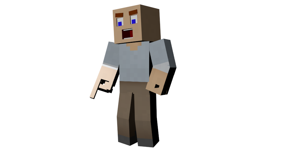 Preview Image. Blender Minecraft Animation Pack