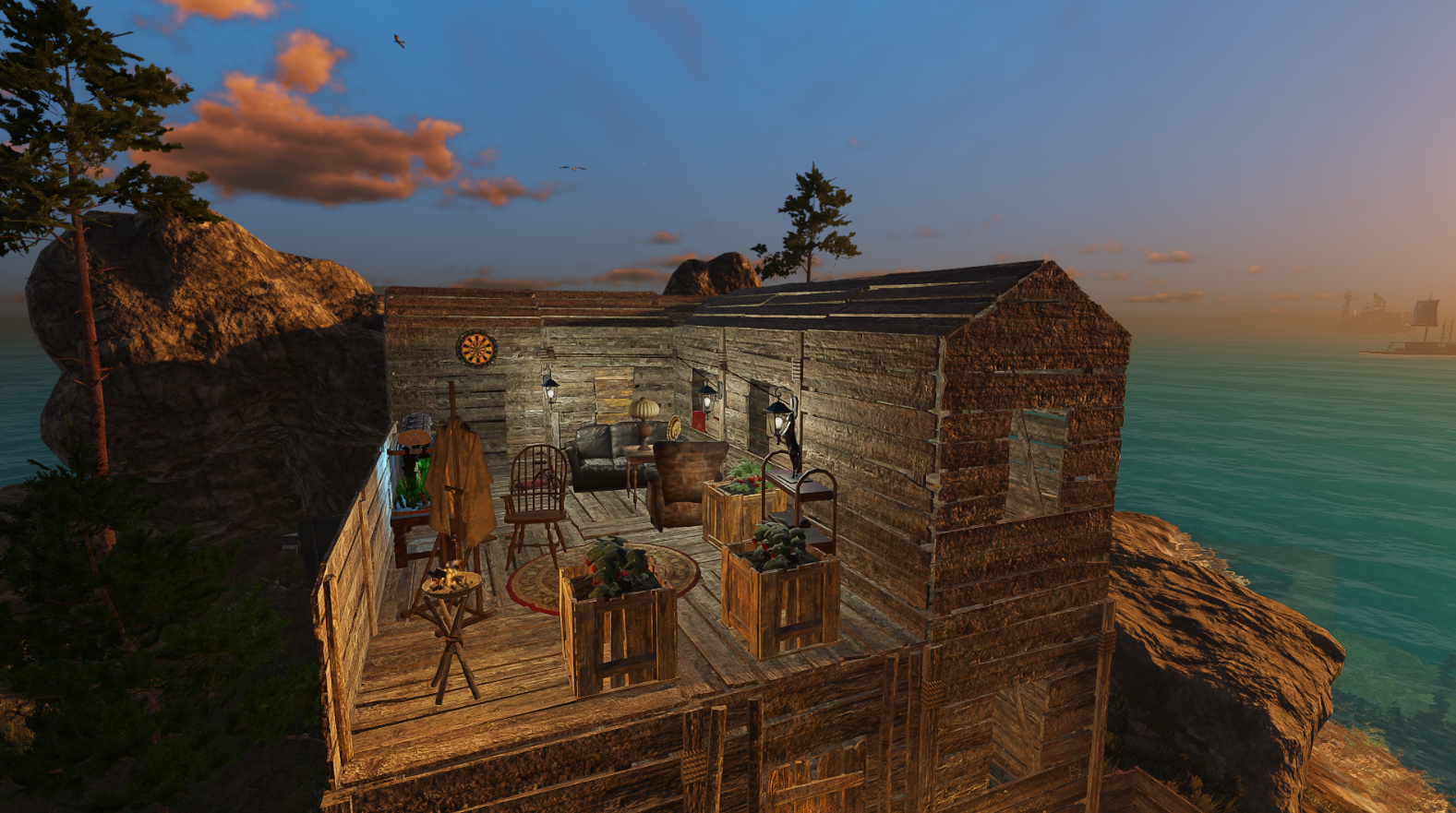 Wooden Base Image Sunkenland Waterworld Themed Survival Moddb