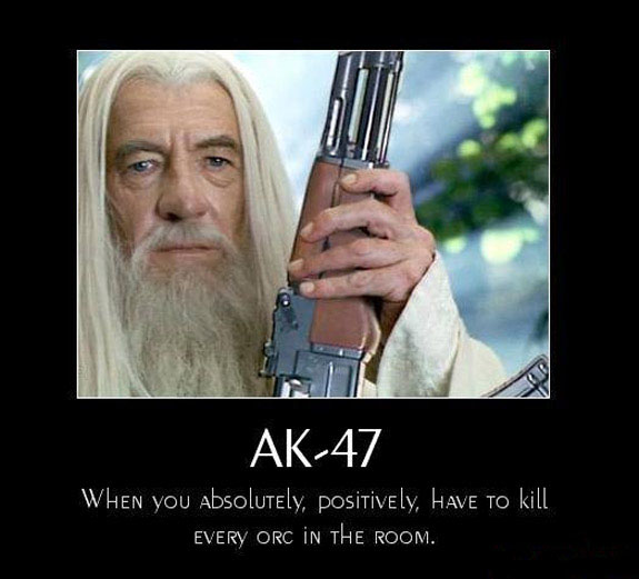 Gandalf With Ak47