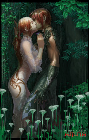 romantic couple kissing in the rain. Romantic+kiss+in+the+rain
