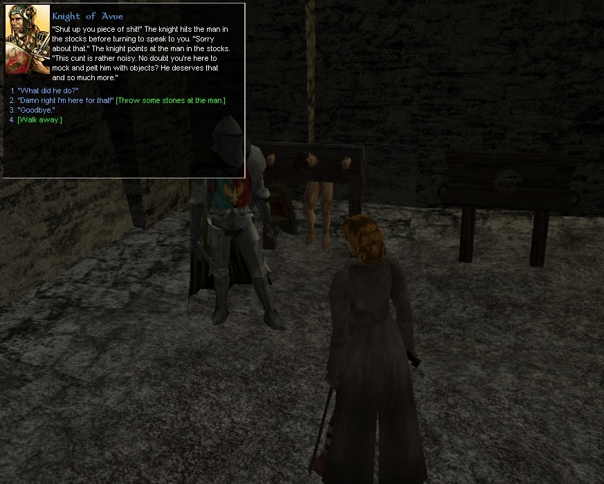 This is no quest but even so you get a conclusion by the choices you make.