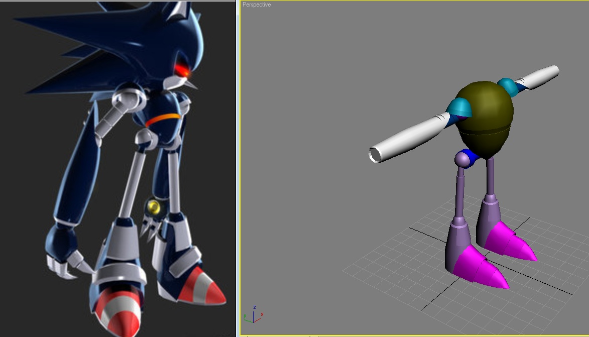 JoeTE's Game Mods, After making that previous Metal Sonic 3.0 render