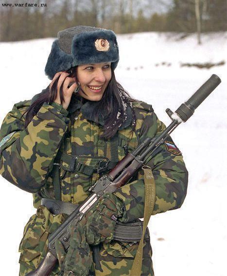 For Russian Woman Soldier 93