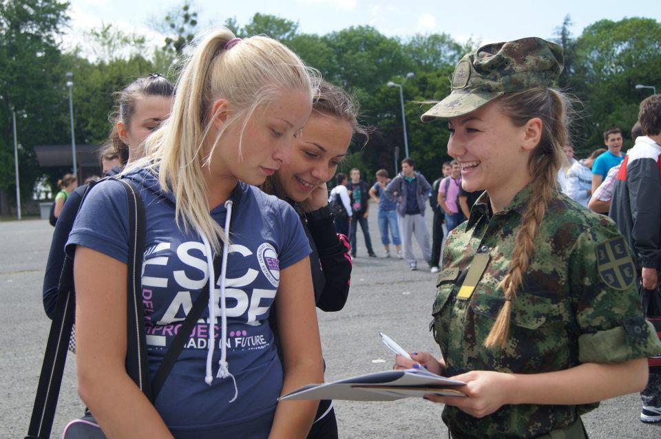 Blonde serbian girl telling dirty