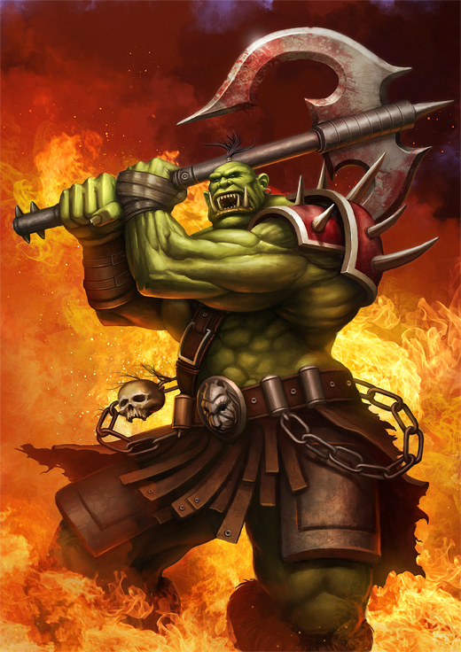 WoW Orc Warrior