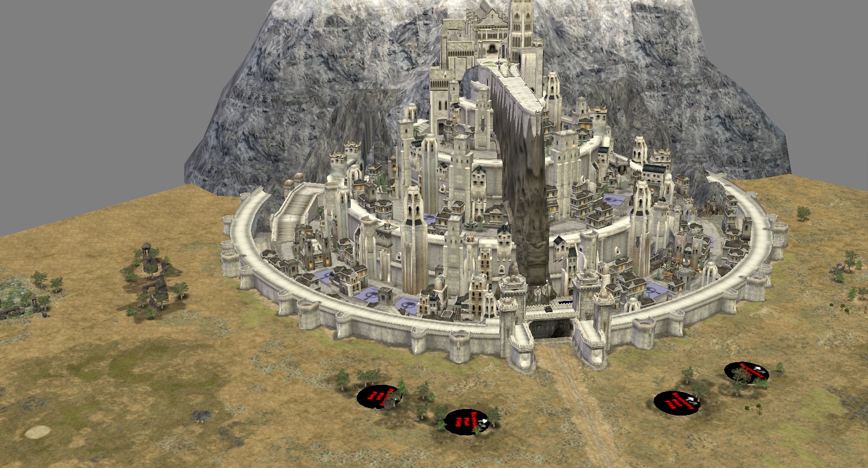 Minas Tirith map and textures addon - ModDB
