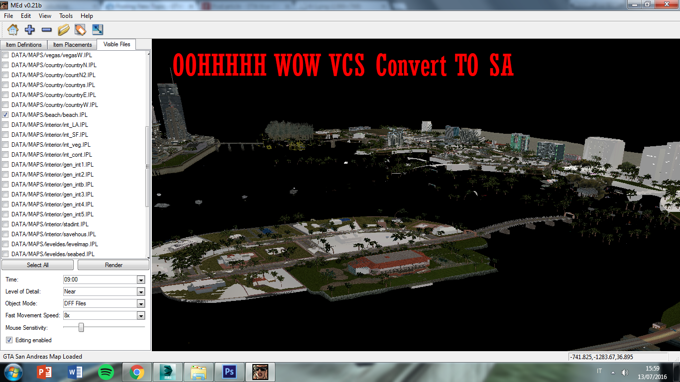 GTA V San Andreas map Interface image - ModDB