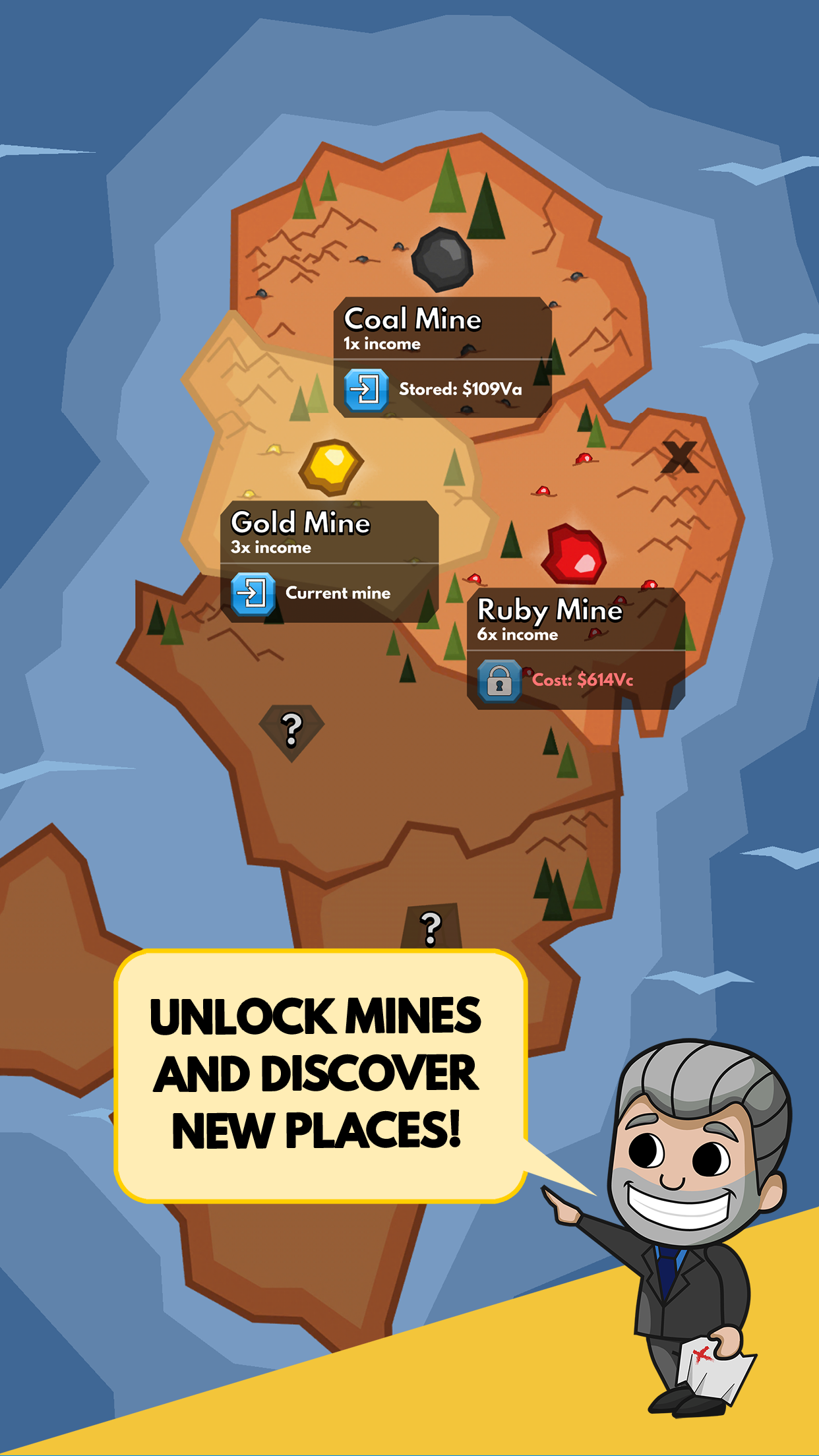 Idle Miner Tycoon iOS, Android game - Mod DB1242 x 2208