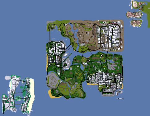 gta sa map. GTA USC map