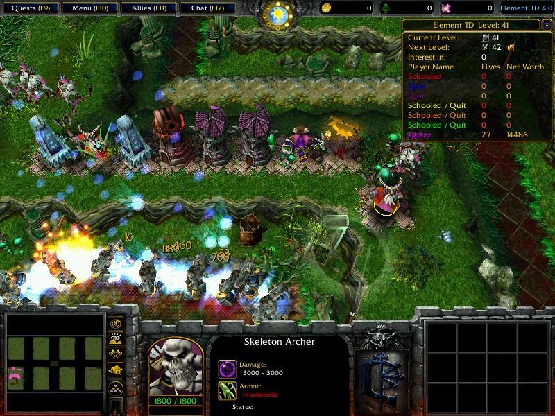 Warcraft 3 Tower Defense Game