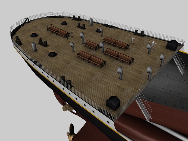 Poopdeck Railing done image - Mafia Titanic Mod for Mafia: The City of