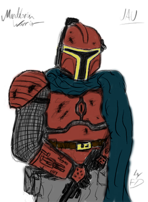 Mandalorian Warrior Concept Art by FireDragon image - Jedi Academy