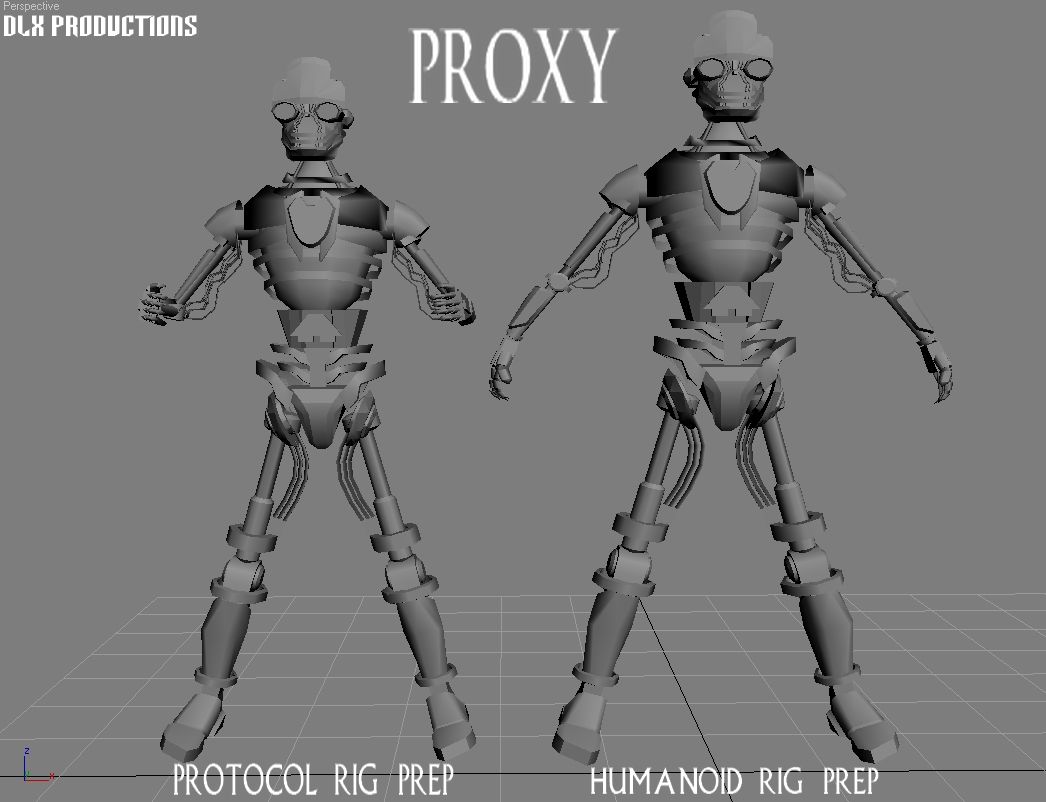 proxy model for zbrush