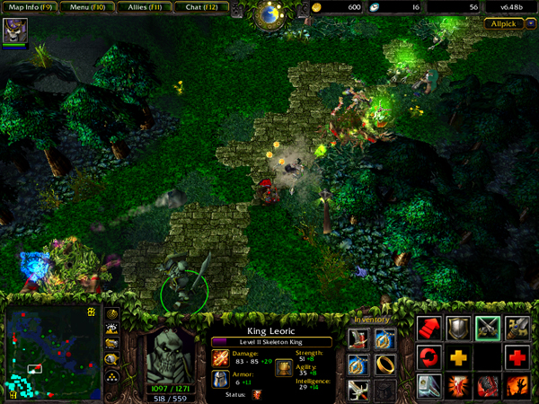 DotA: Allstars + HoN + LoL [PC](Warcraft3) Dota_allstars_game