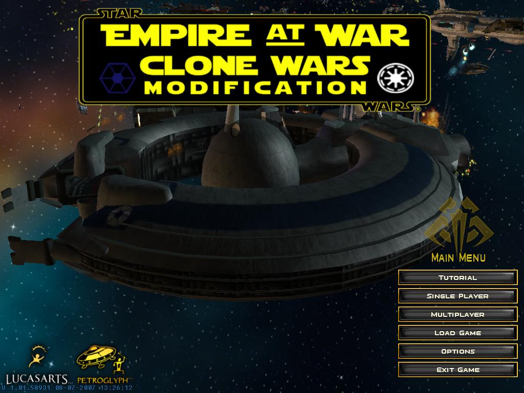 Star Wars Empire At War Mods Clone Wars 96
