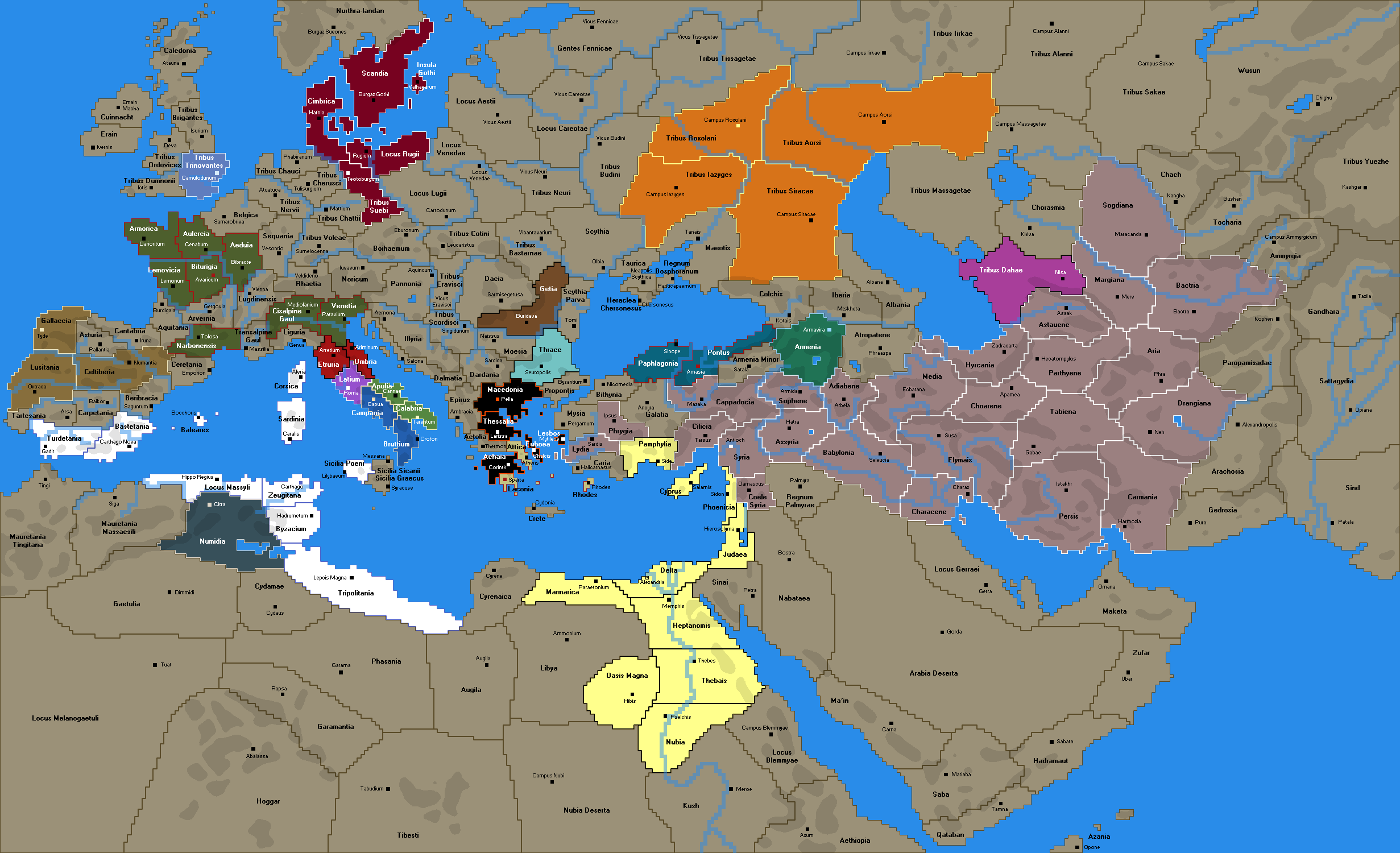 Map Mauryan Empire