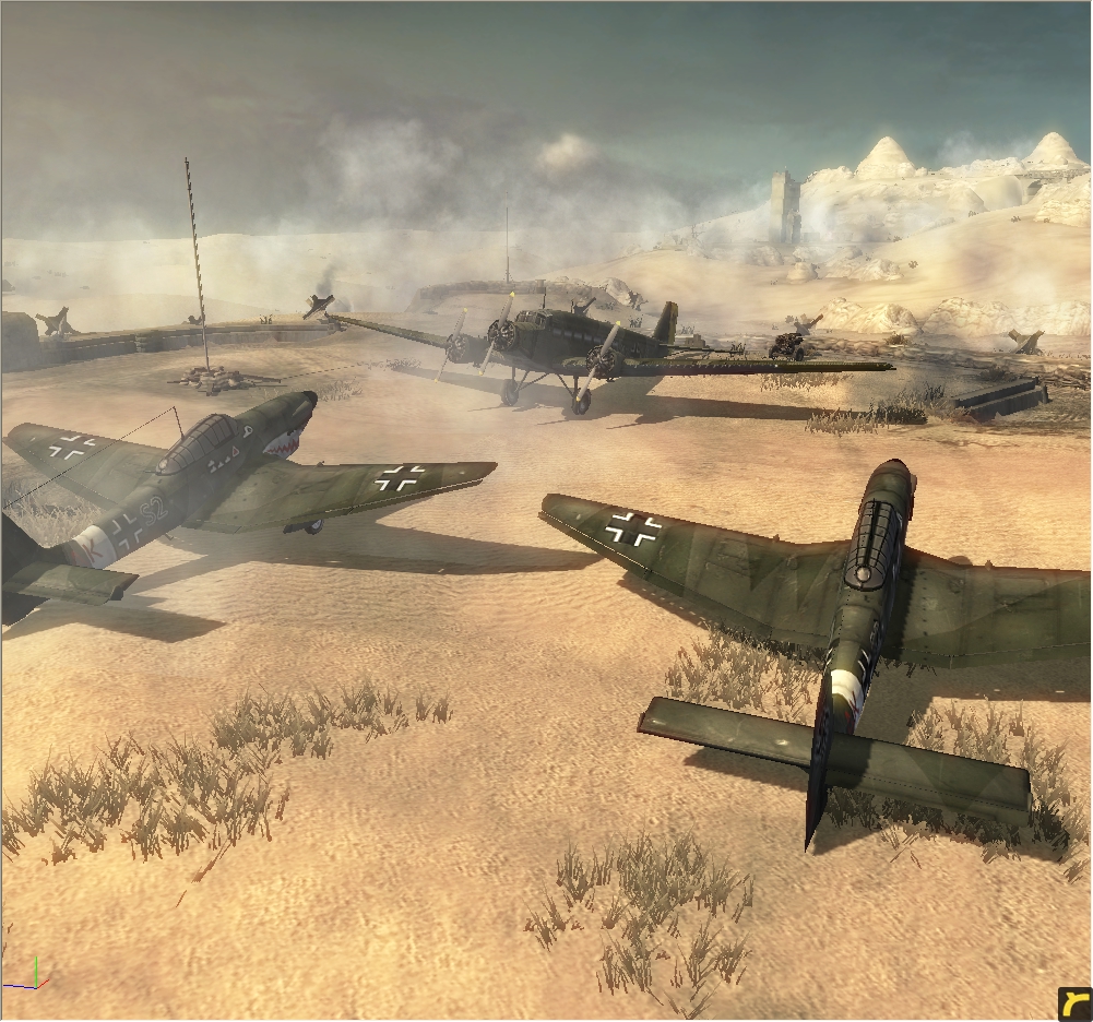 Afrika Korps Airfield Image - Europe At War Mod For Company Of Heroes ...