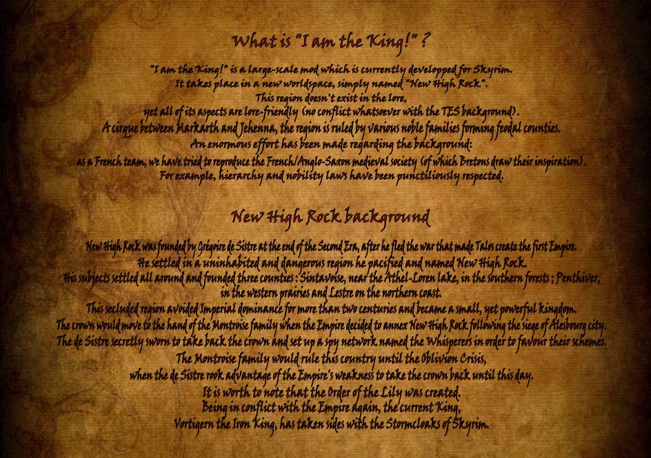 I am the king