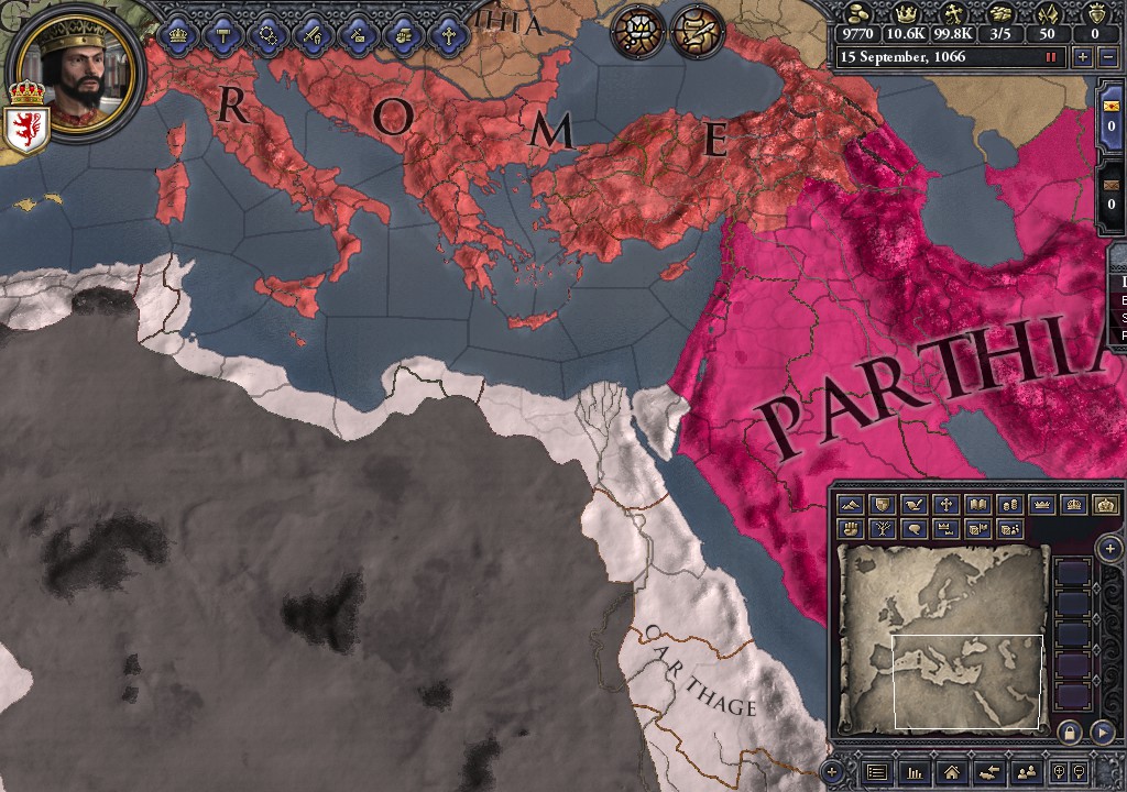 Rome Parthia And Part Of Carthage Image Rome Rise To Victory Mod