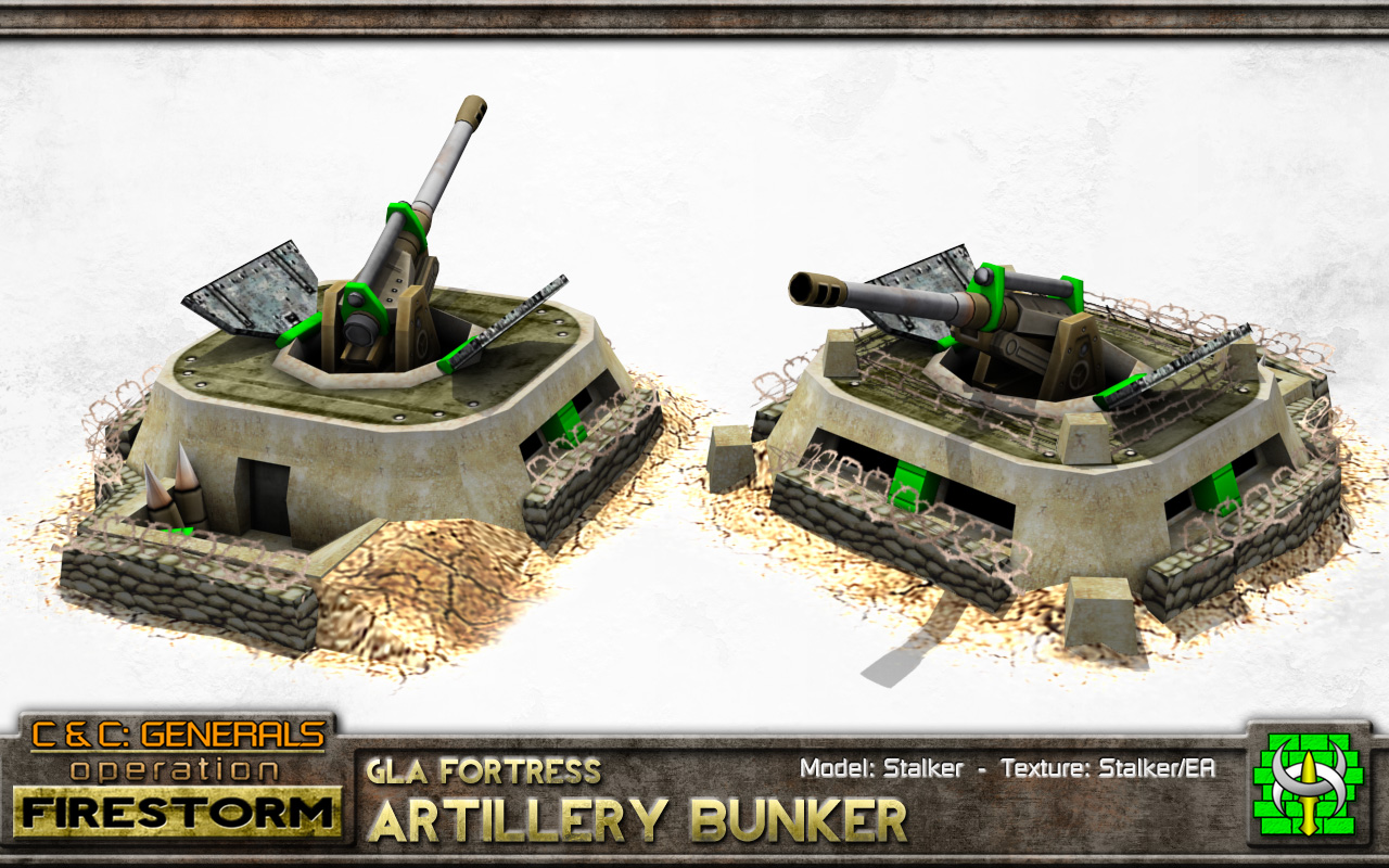 GLA Artillery Bunker Image Operation Firestorm Mod For C C Generals