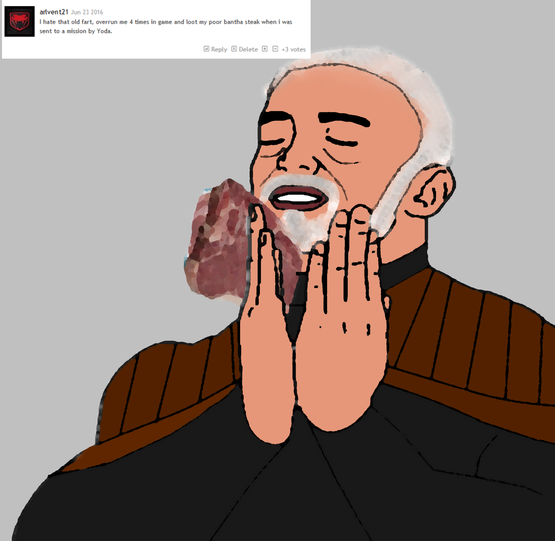Count Dooku likes Bantha steak. image - Clone Wars Conquest mod for