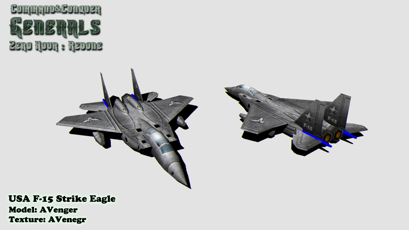 F Strike Eagle Image C C Generals Zero Hour Redone Mod For C C