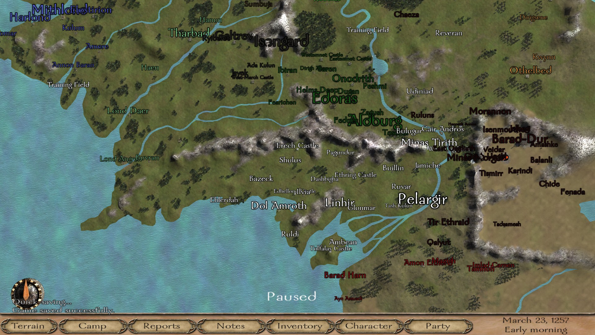 Singleplayer map of Middle Earth image - Mod DB