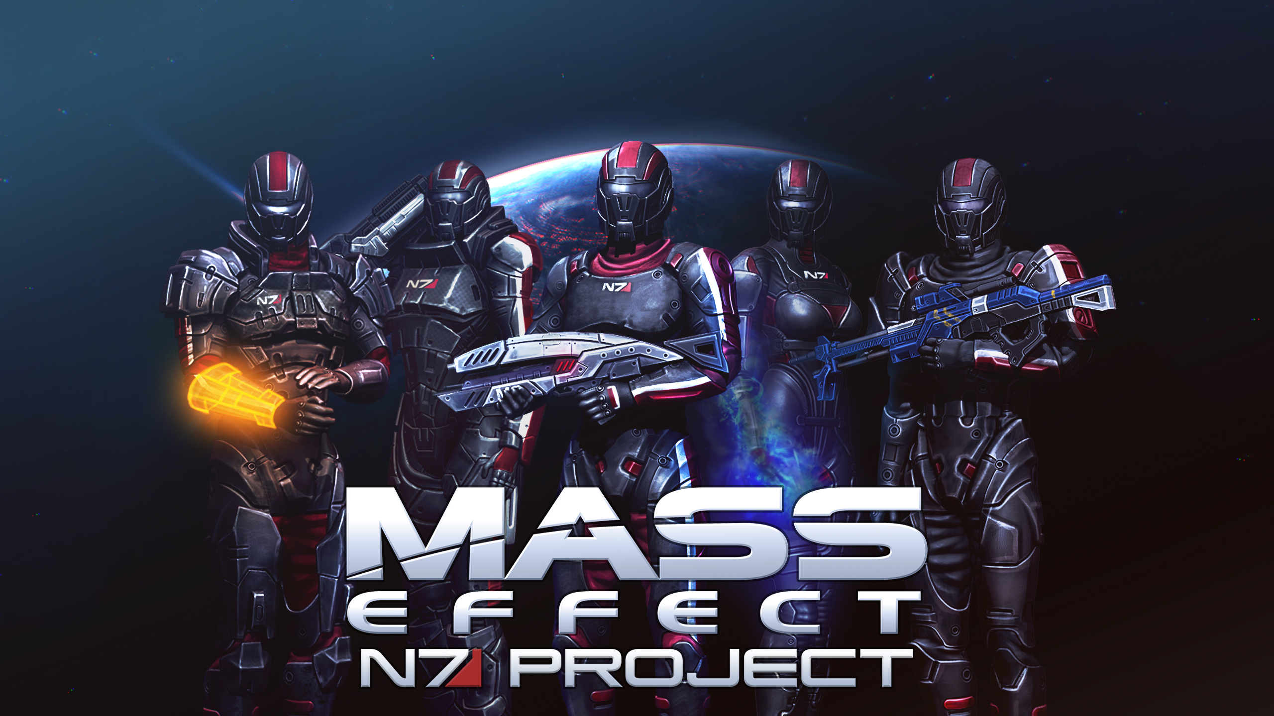 mass effect crew wallpaper