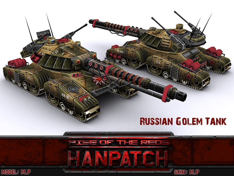 Russian Golem Tank Fully Upgraded Image Rise Of The Reds HanPatch