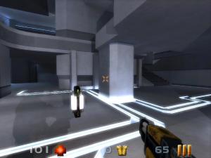 Nexuiz is streamlined....but kind of dull.