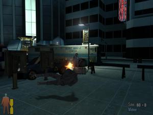 Police barricades do a good job of keeping you corraled.