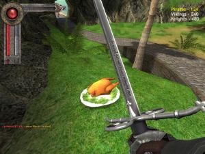 Forget the treasure, get the chicken!