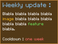 Weekly update - Pixels & bugs