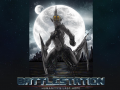 Battlestation graphic sci-fi novel first material presented