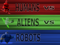 Humans vs Aliens vs Robots: War Introduction