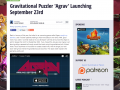 AGRAV coming September 23, featured on TouchArcade