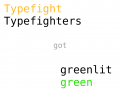 Typefighters got greenlit on Steam
