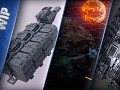 Starfall Tactics WIP: Factionless ships, stars and planets