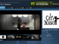 A Cat's Manor Live on Steam Green Light
