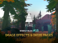 Pine DevBlog #15 - Image-effects and Indie-pages